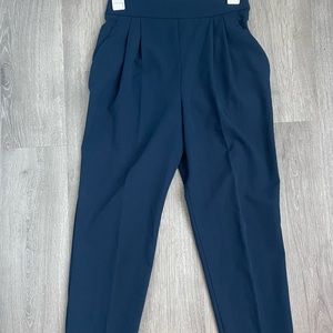 ASOS Navy Blue Pleated Pants